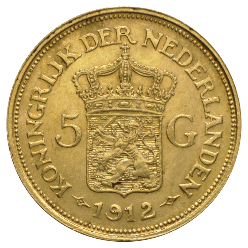 5 Gulden Nederland (3,36 gr)