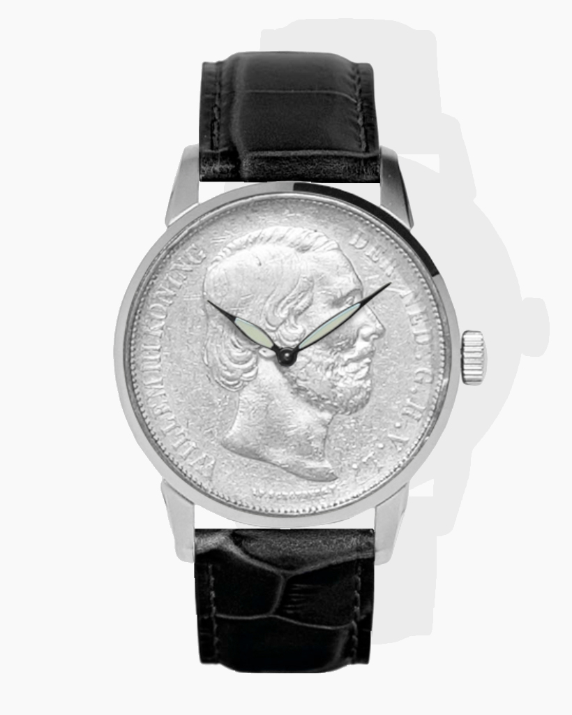 Royal Coin Watches koning Wilhelm horloge