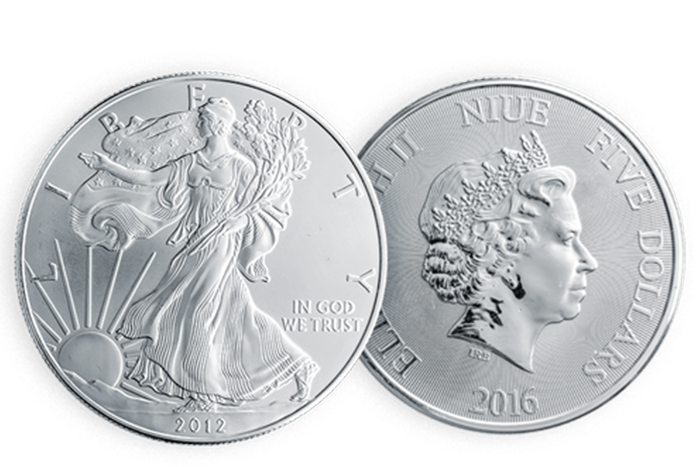 Oud zilveren munt